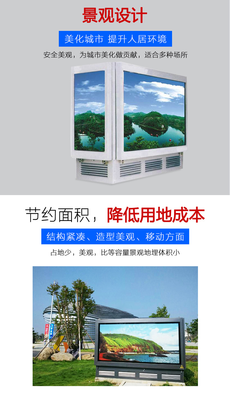 箱式变压器1000kva 地埋式箱变 户外景观变电站 成套定制-灵蛇网4818ccc示例图4